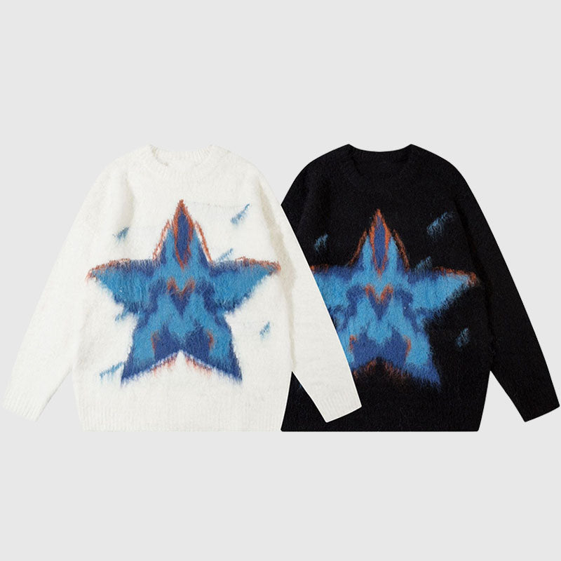 Pullover mit Sternenmuster