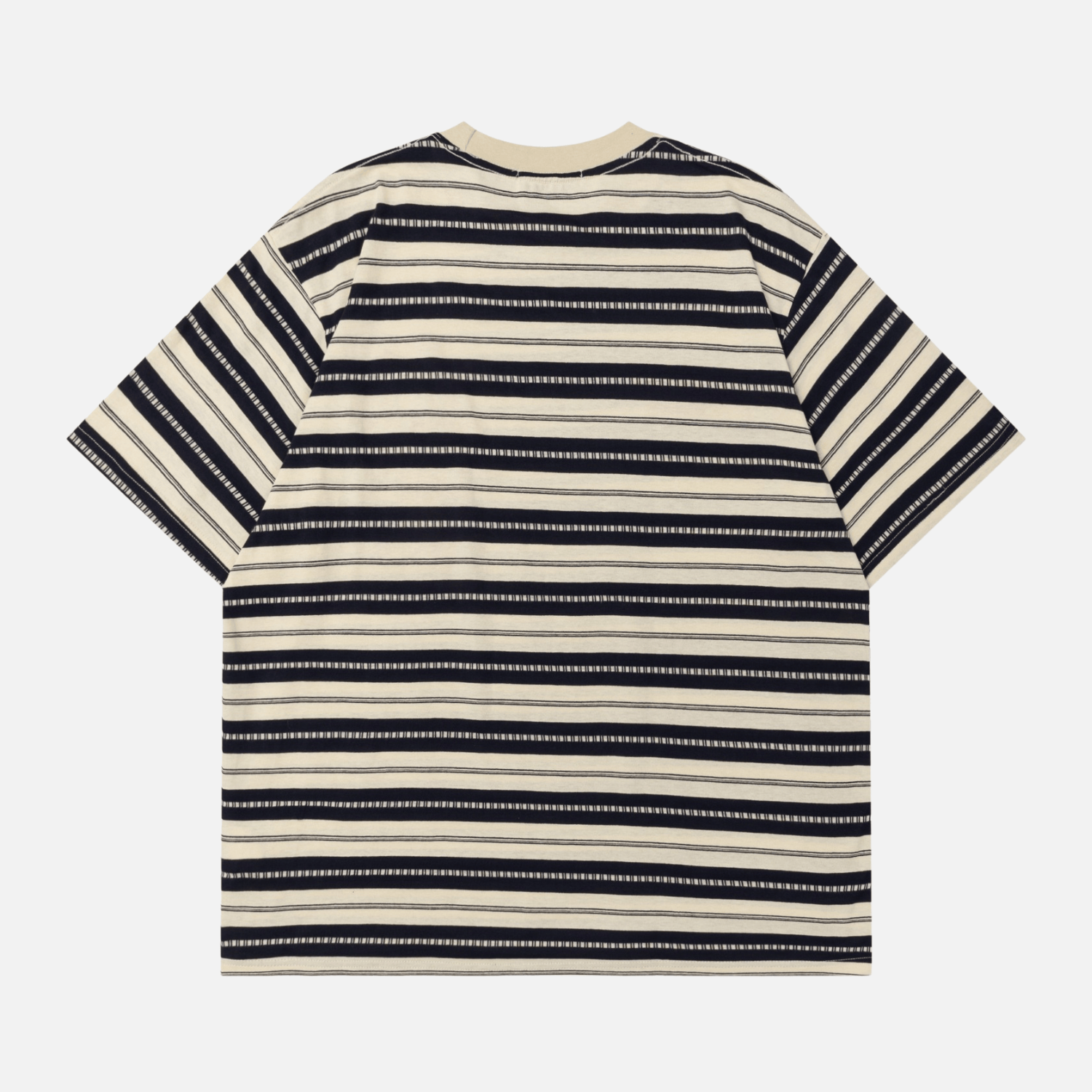 Unique Striped Graphic Tee