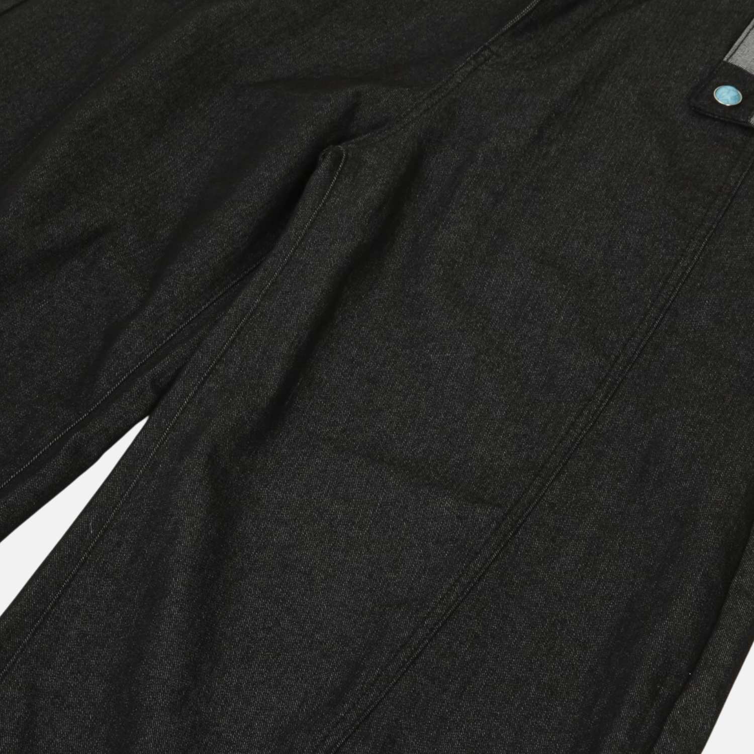 Washed Wide-Leg Baggy Jeans