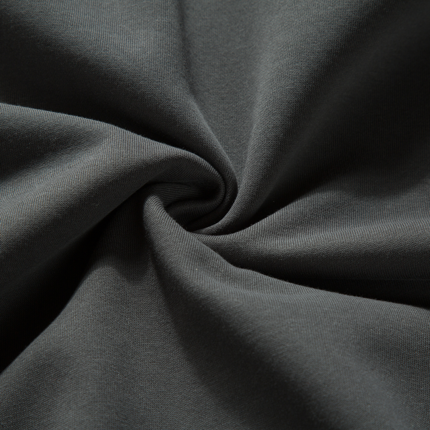 Solid Half-Zip Drawstring Hoodie