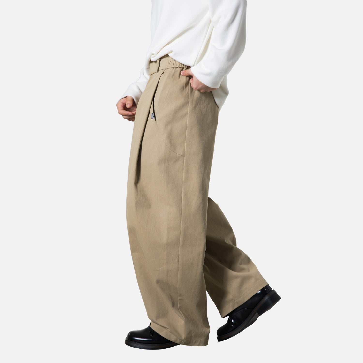 Pleated Vintage Cotton Pants
