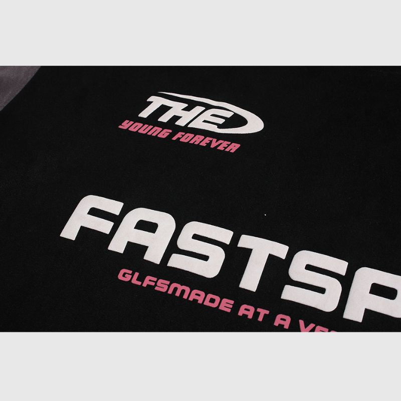 Contrast Racing Style Tee