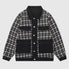 Vintage Plaid Patchwork Edged Jacket