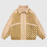 Chaqueta bordada con patchwork a cuadros