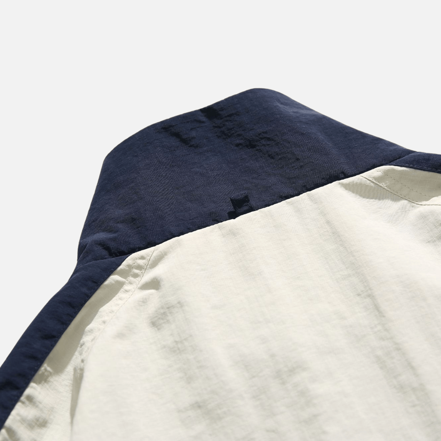 Colorblock Stand Collar Jacket