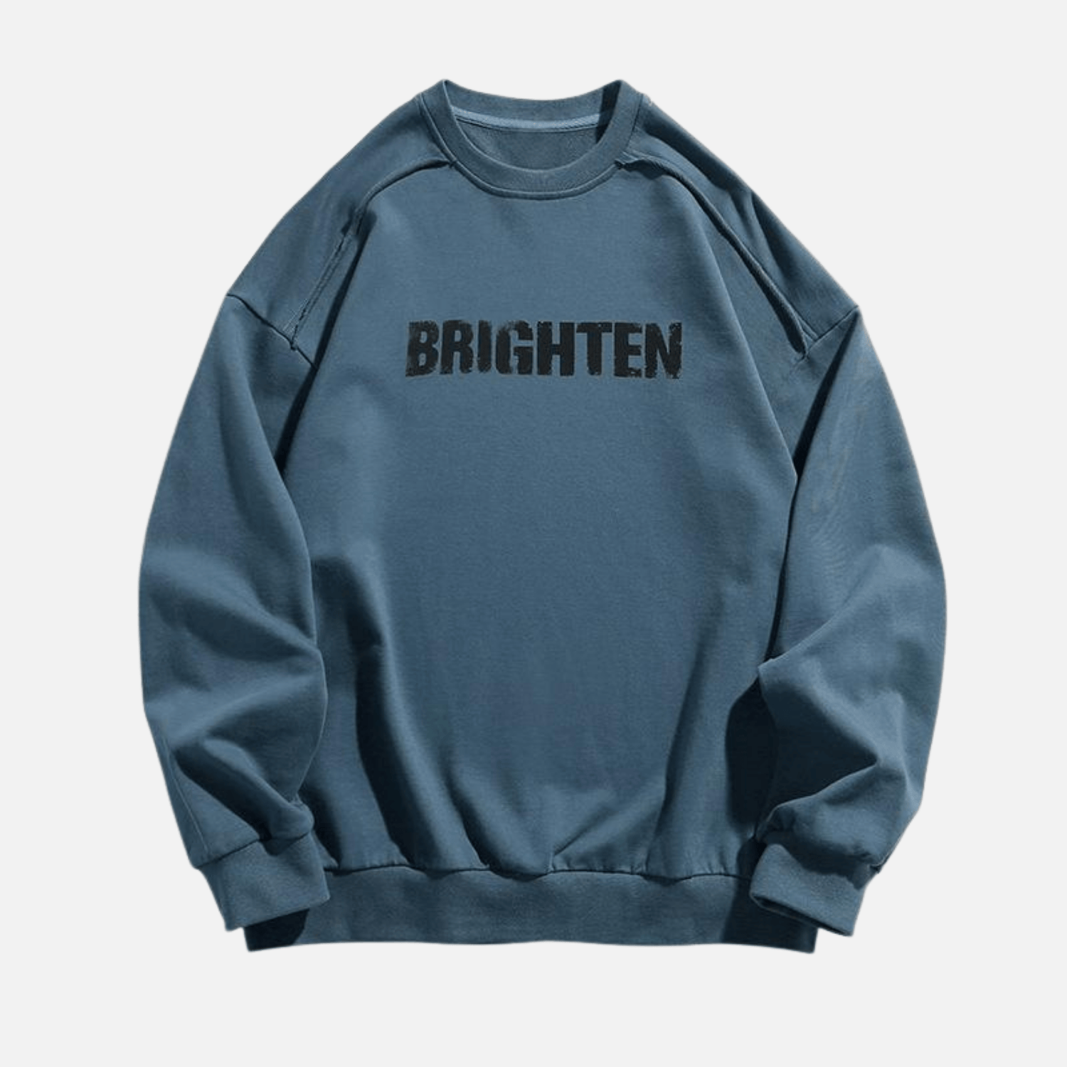 Double Letter Print Sweatshirt