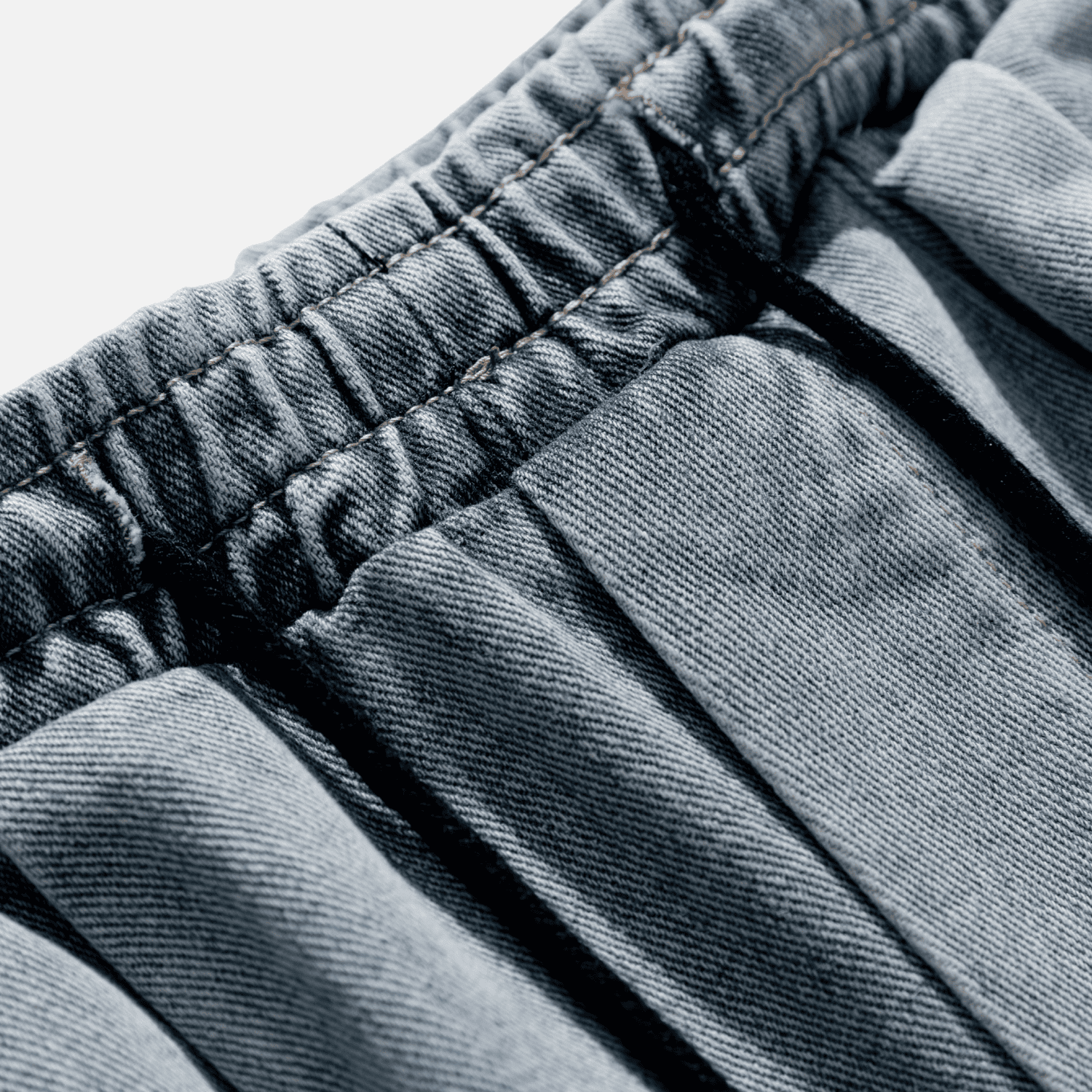 Pantalones vaqueros de patchwork con bolsillos vintage