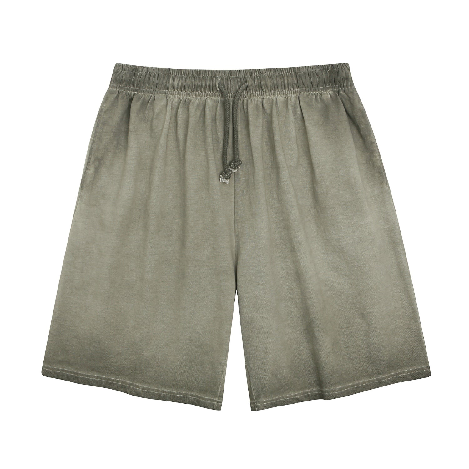Short en coton à cordon de serrage