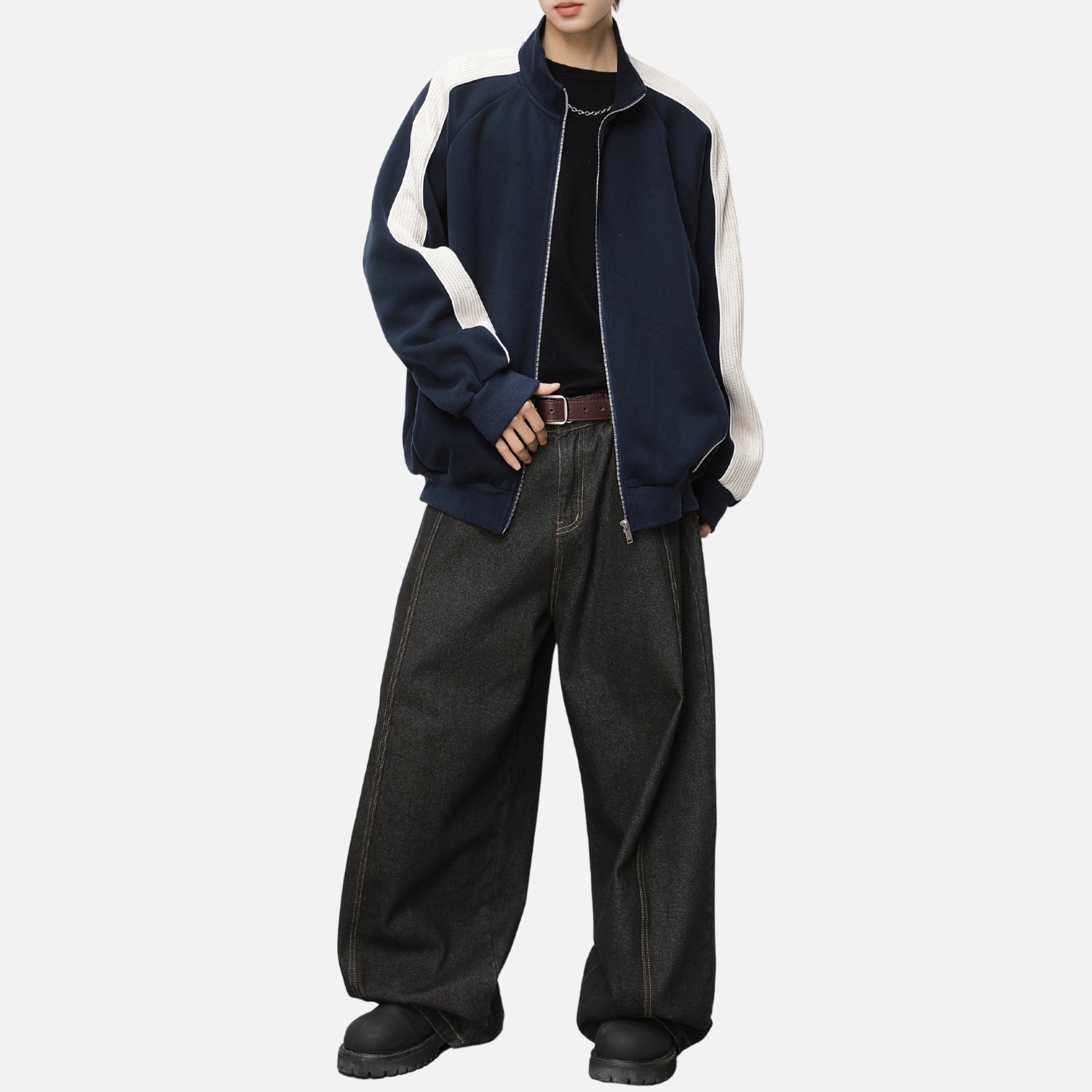 Heavyweight Raglan Zip-Up Jacket