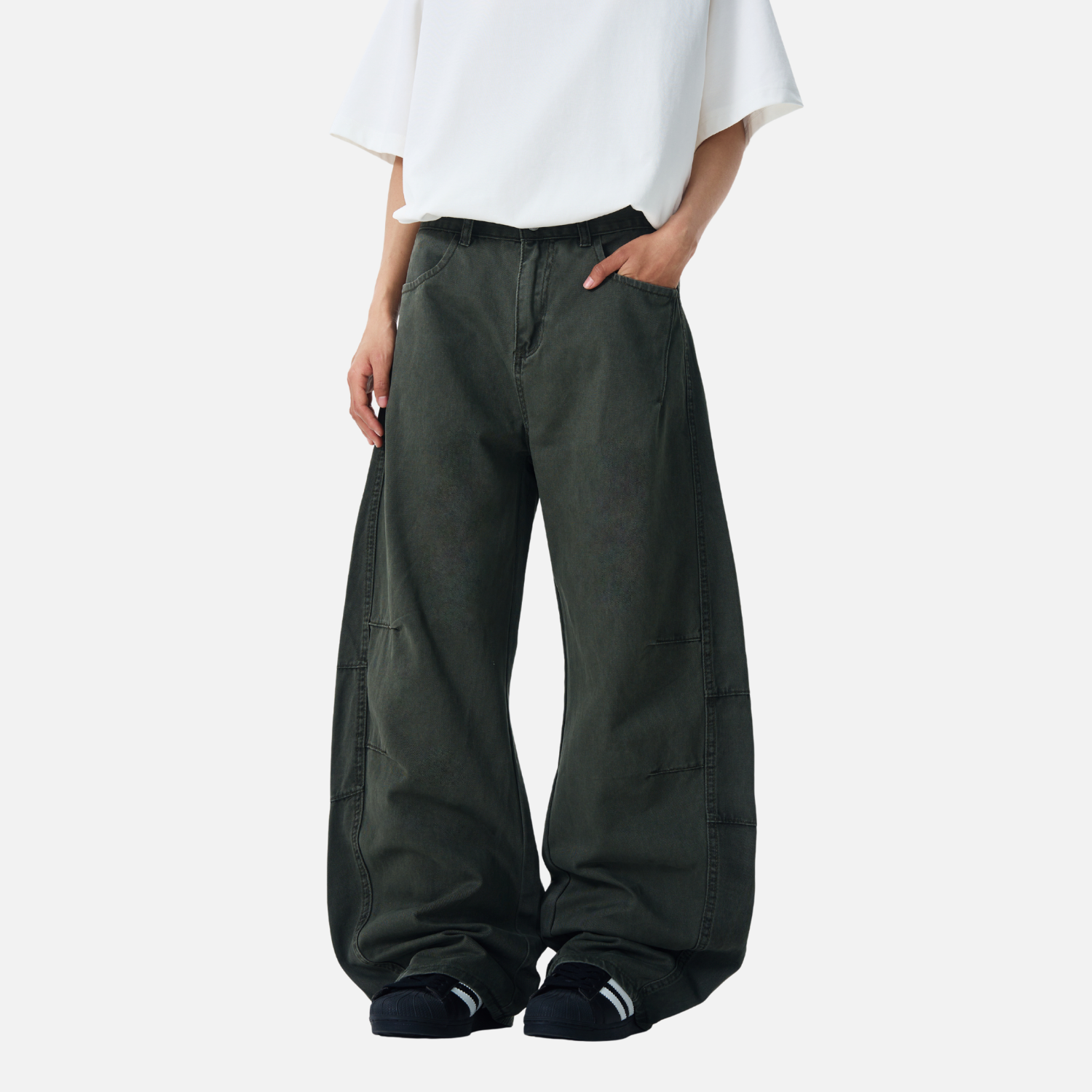 Japanese Washed Paratrooper Baggy Pants