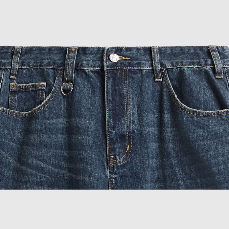 Pantalones cortos de pierna ancha lavados