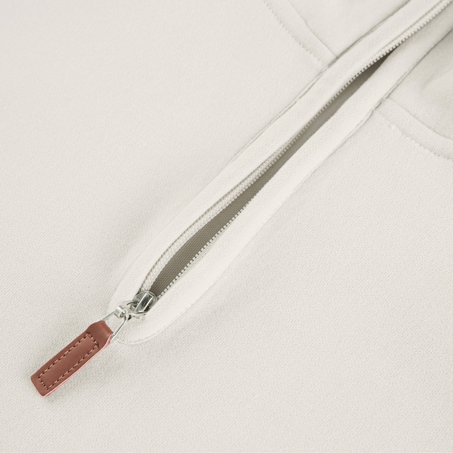 Structured Paneled Hooded Sweatshirt