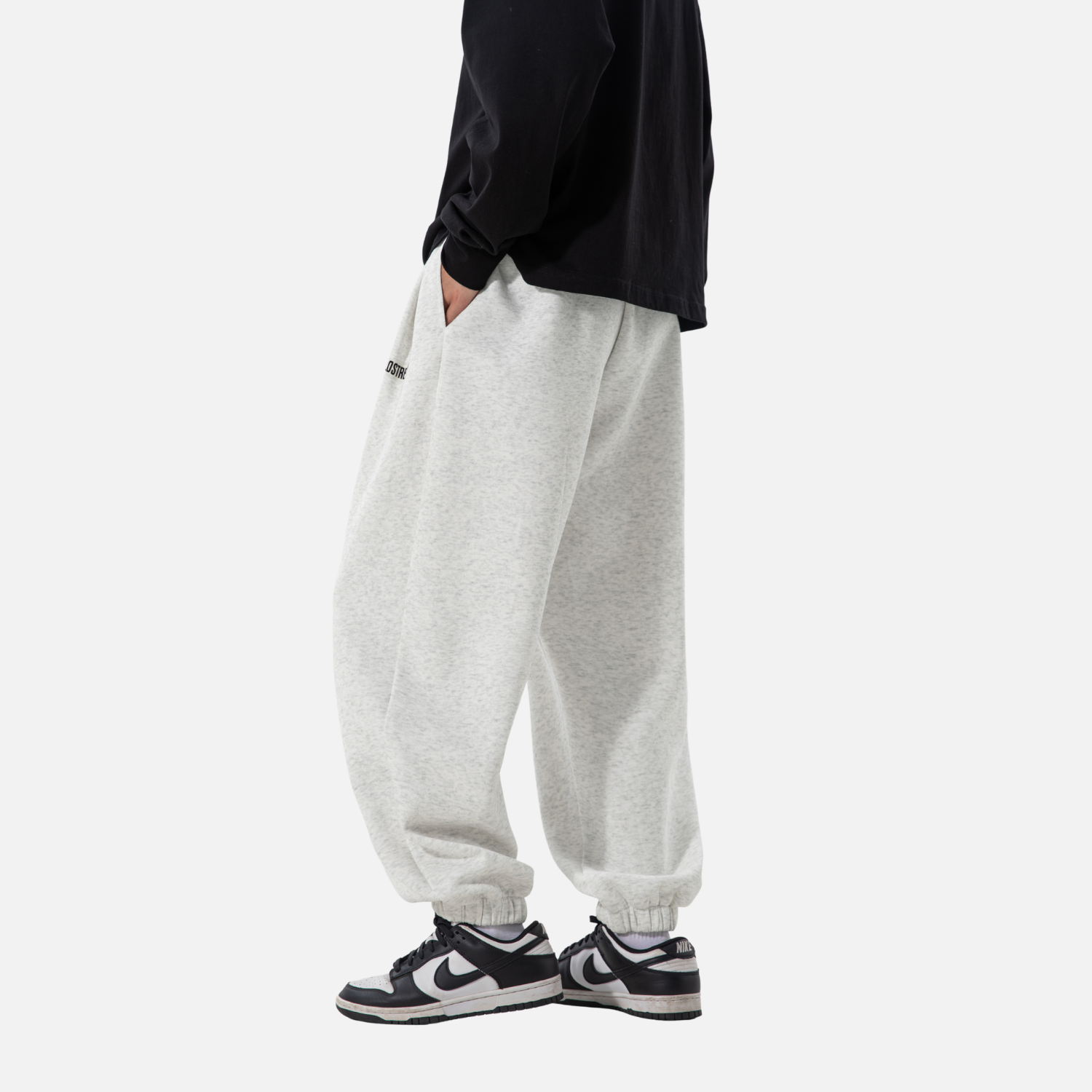 Letter Print Jogger Sweatpants
