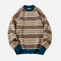 Vintage Striped Knit Sweater
