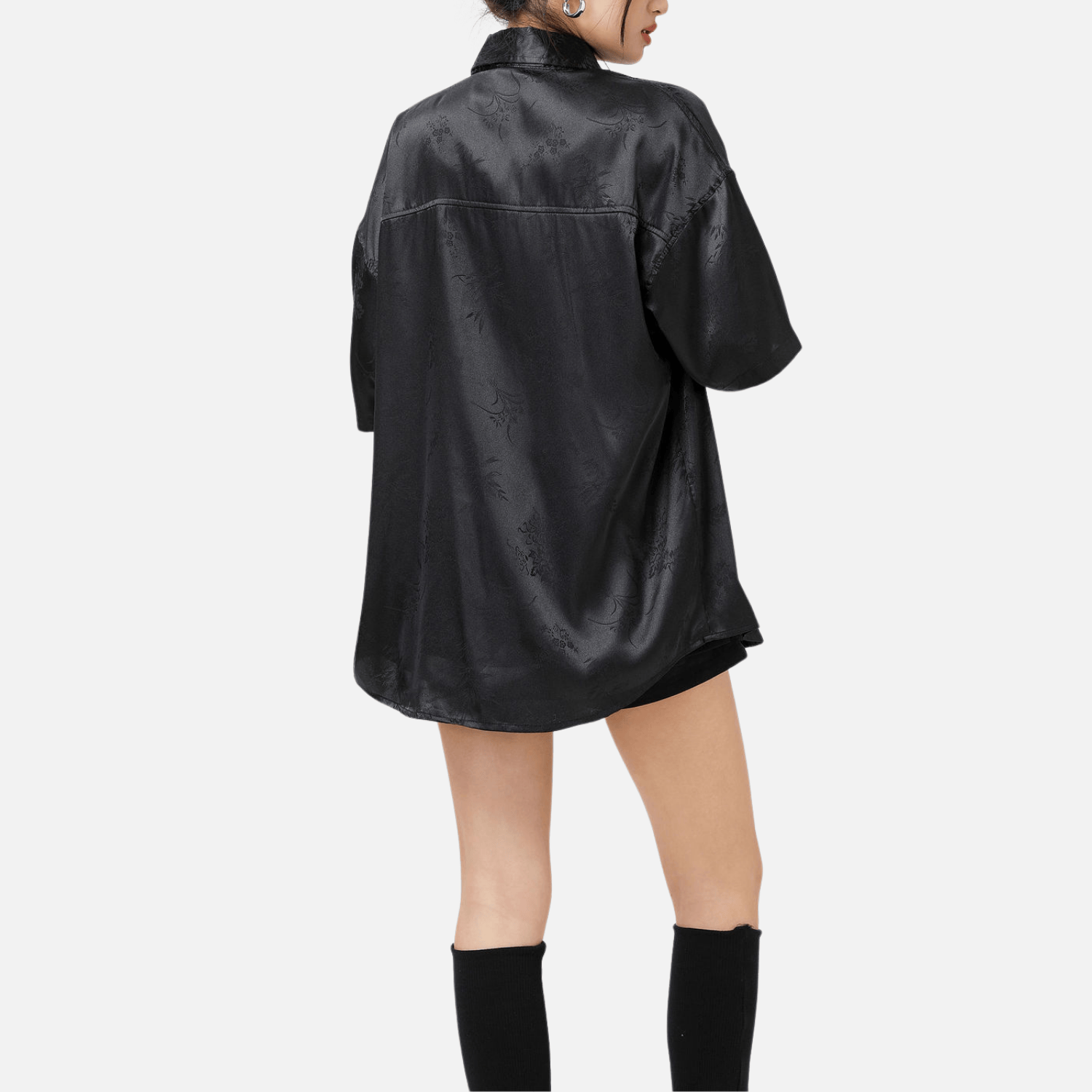 Elegant Heart Embroidered Shirt