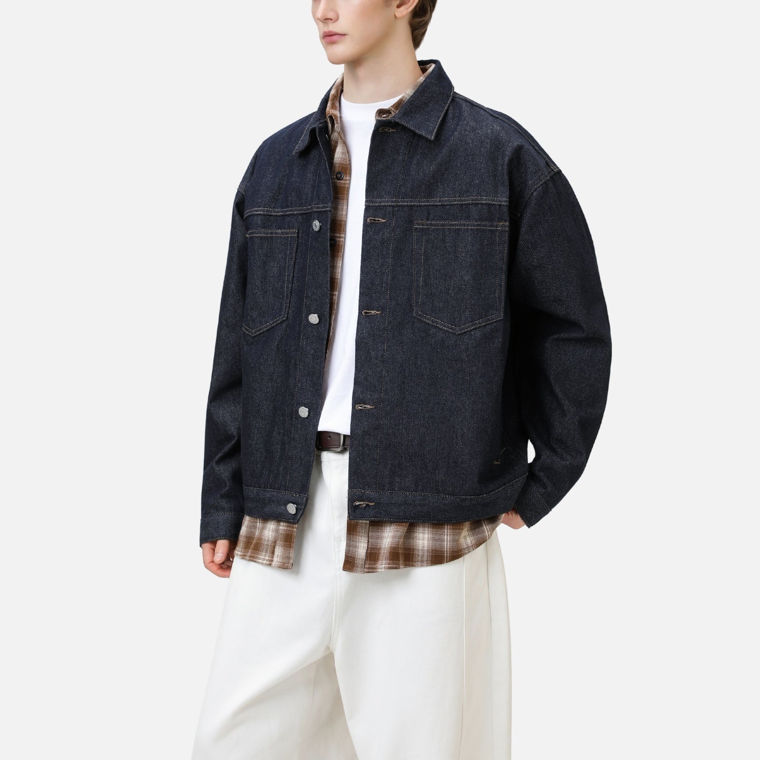 Raw Stitch Denim Jacket