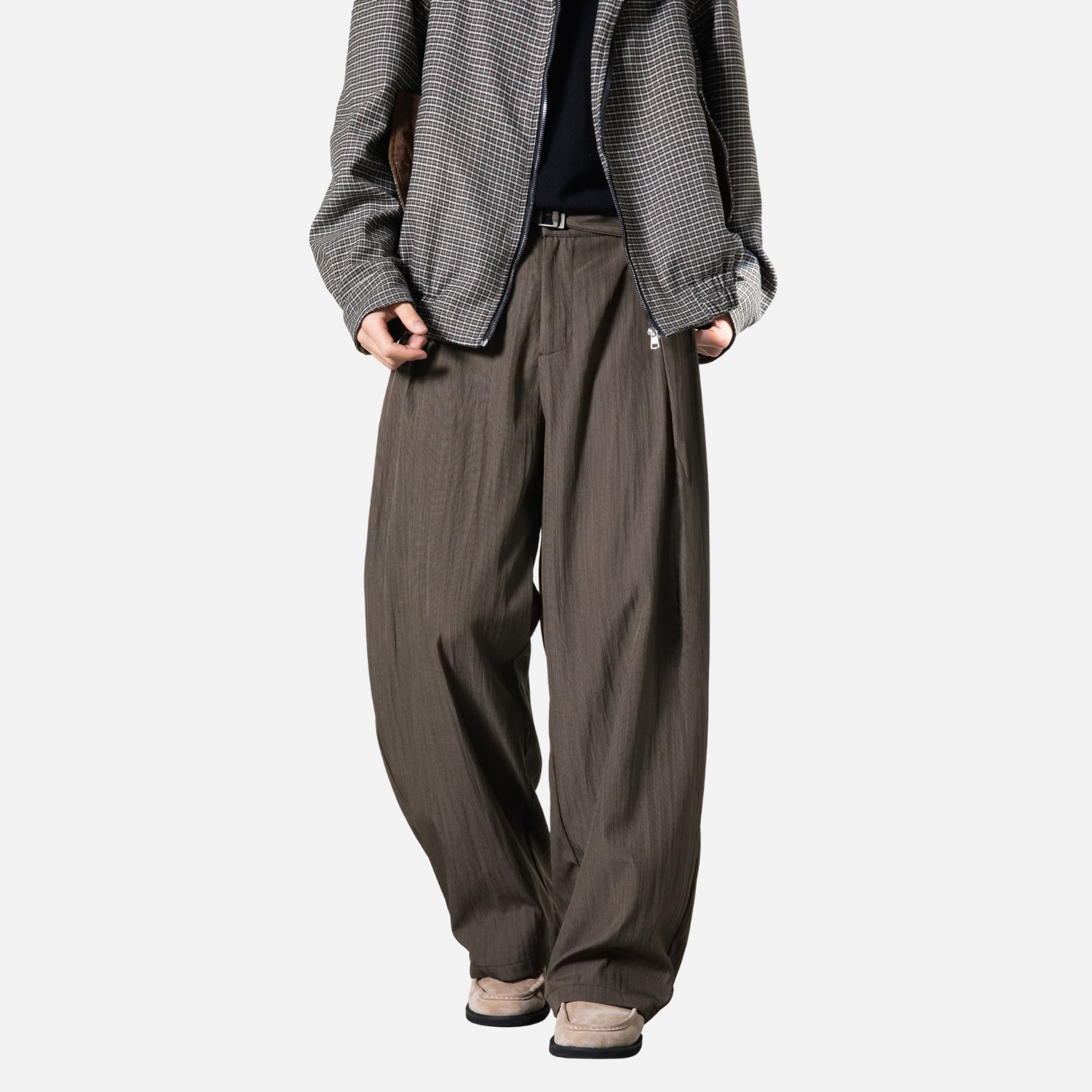 Japanese Wrinkled Texture Trousers
