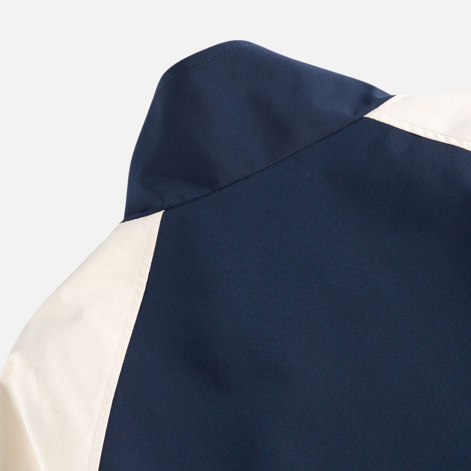 Vintage Striped Stand-Collar Track Jacket