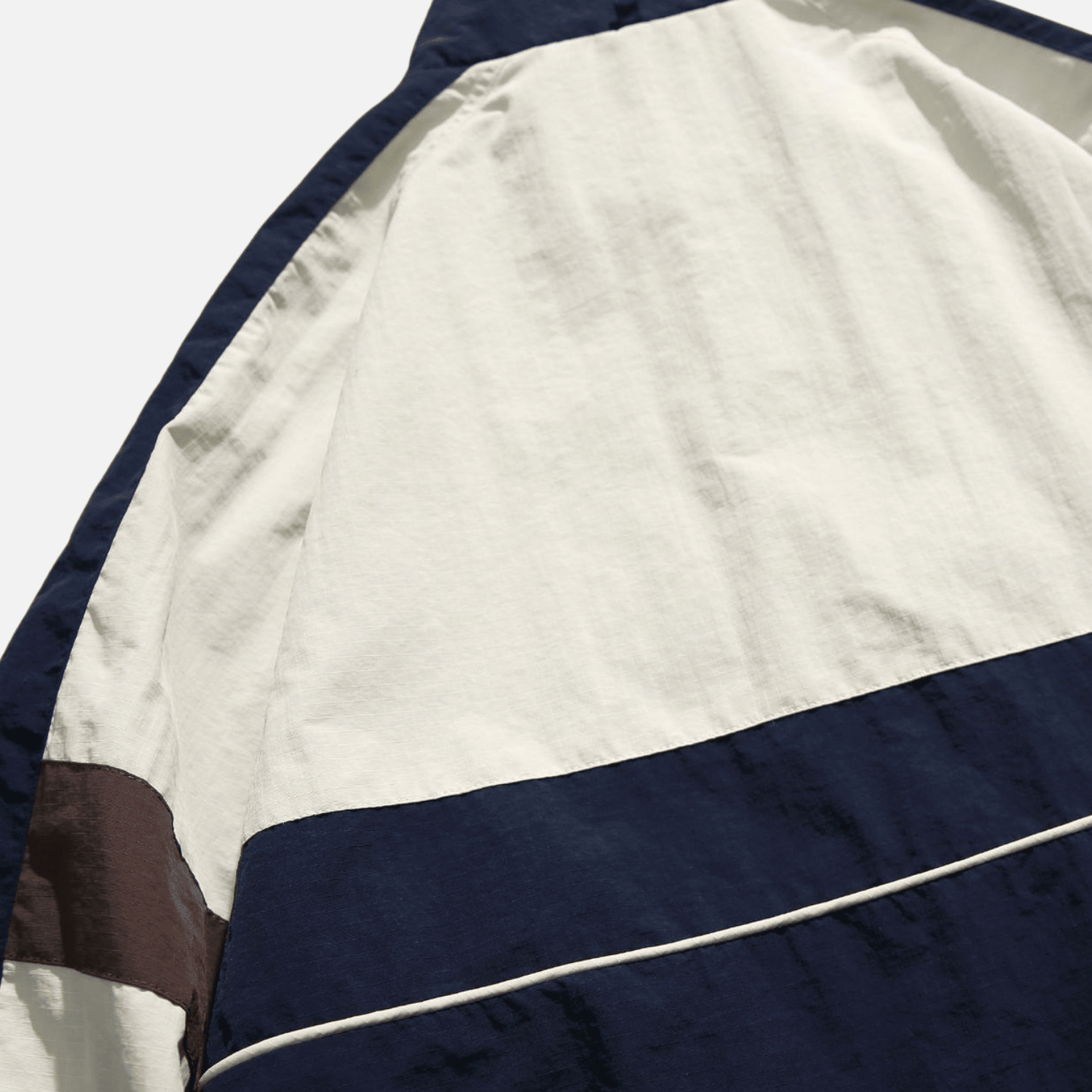 Colorblock Stand Collar Jacket