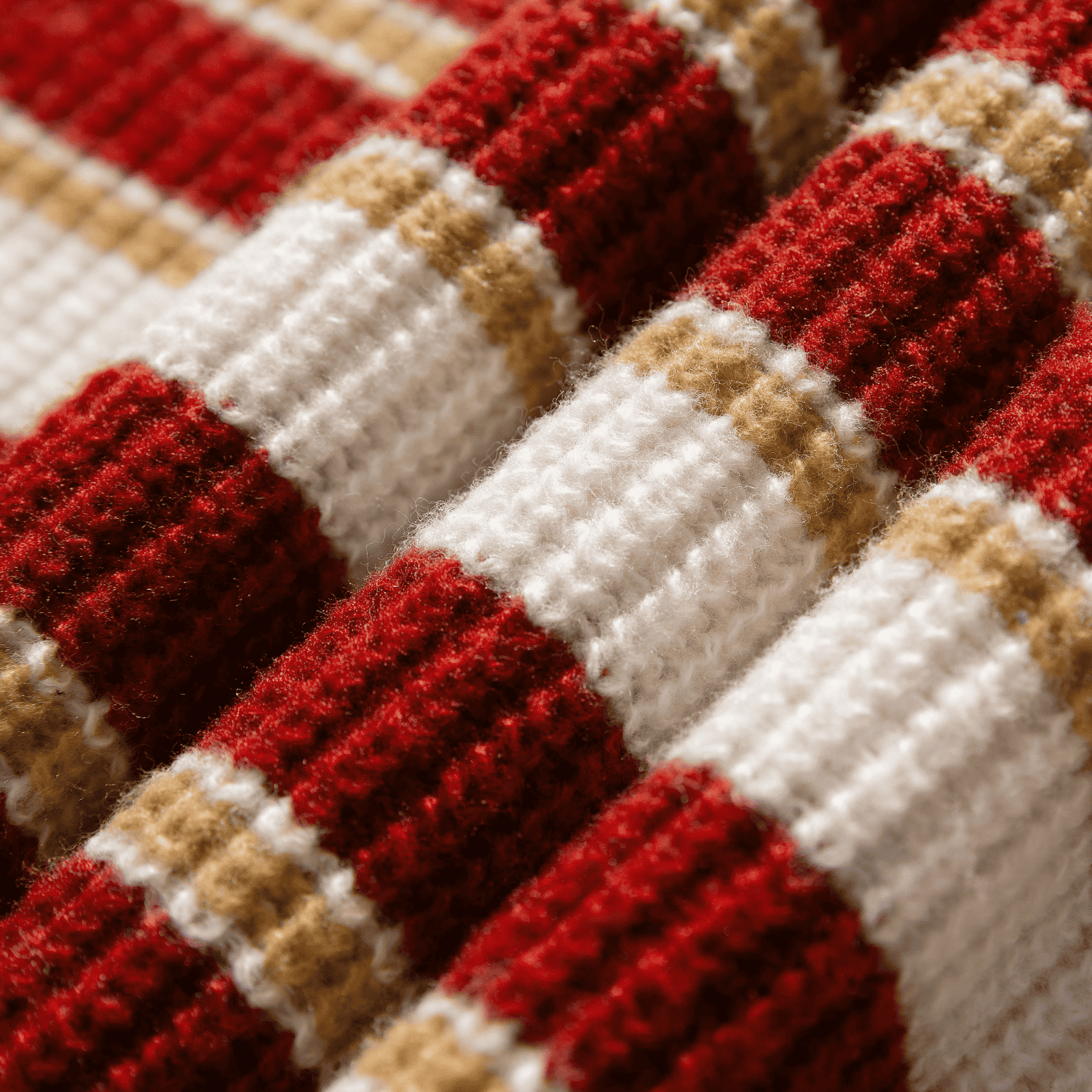 Heavyweight Striped Knit Sweater