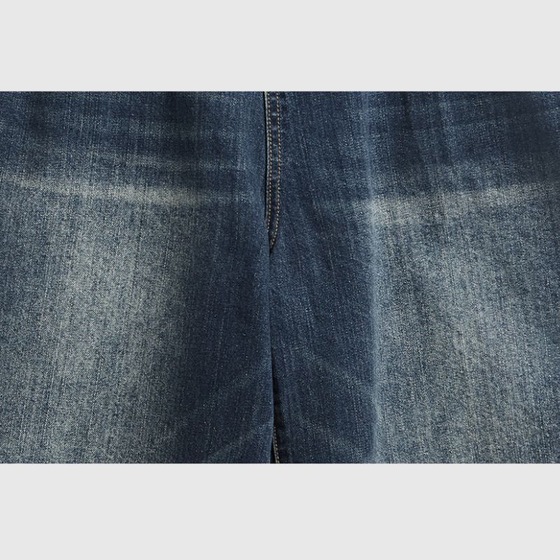 Pantalones cortos de pierna ancha lavados