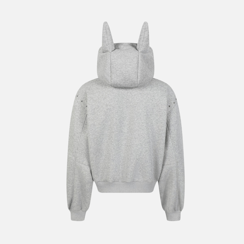 Sweat à capuche à oreilles de chat perlées
