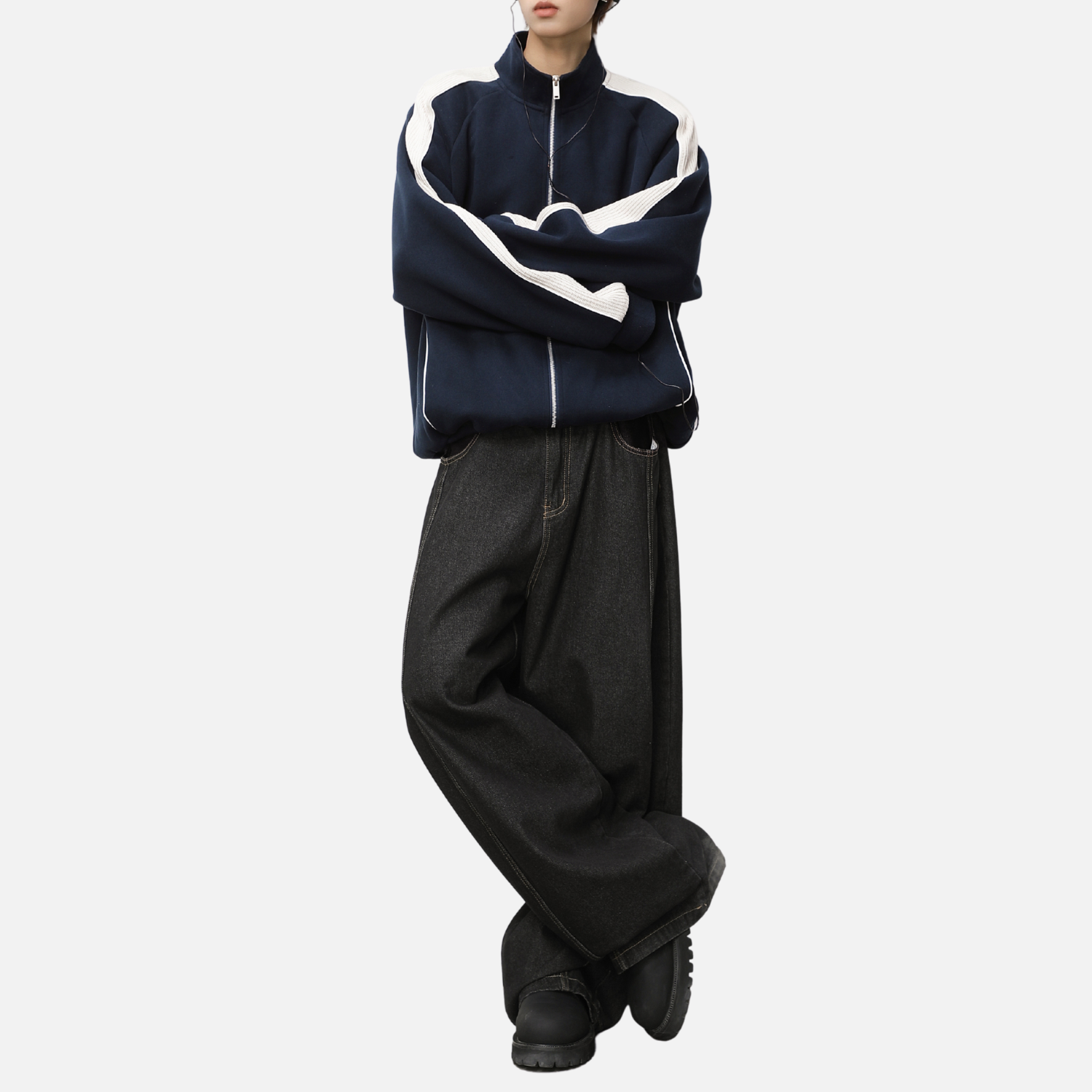 Heavyweight Raglan Zip-Up Jacket