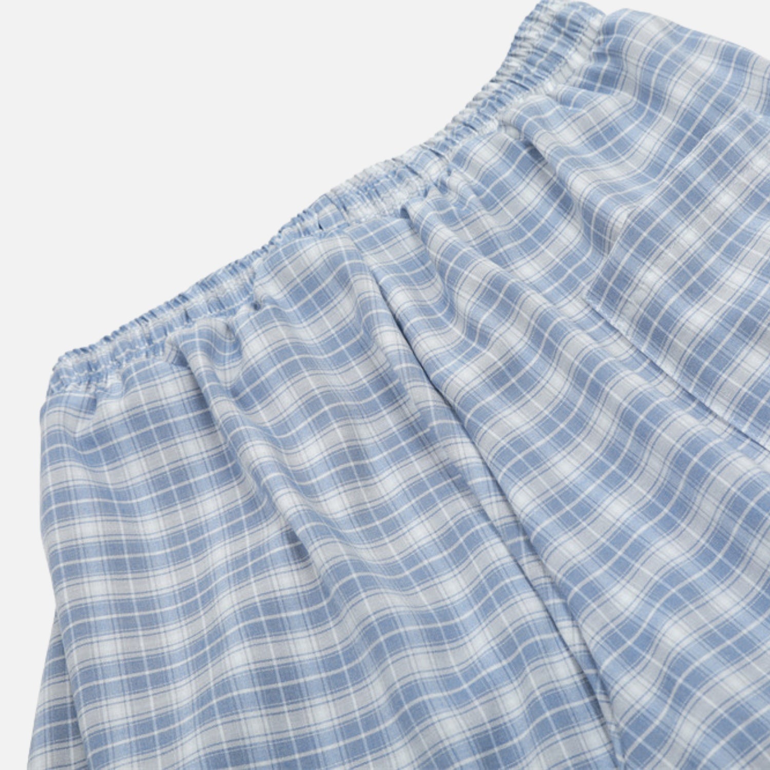 Plaid Slouchy Slant Baggy Pants