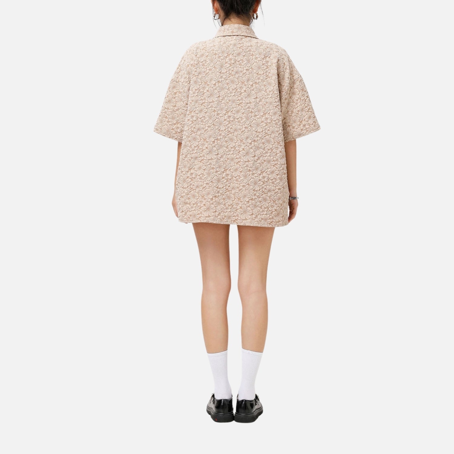 Textured Floral Shirt