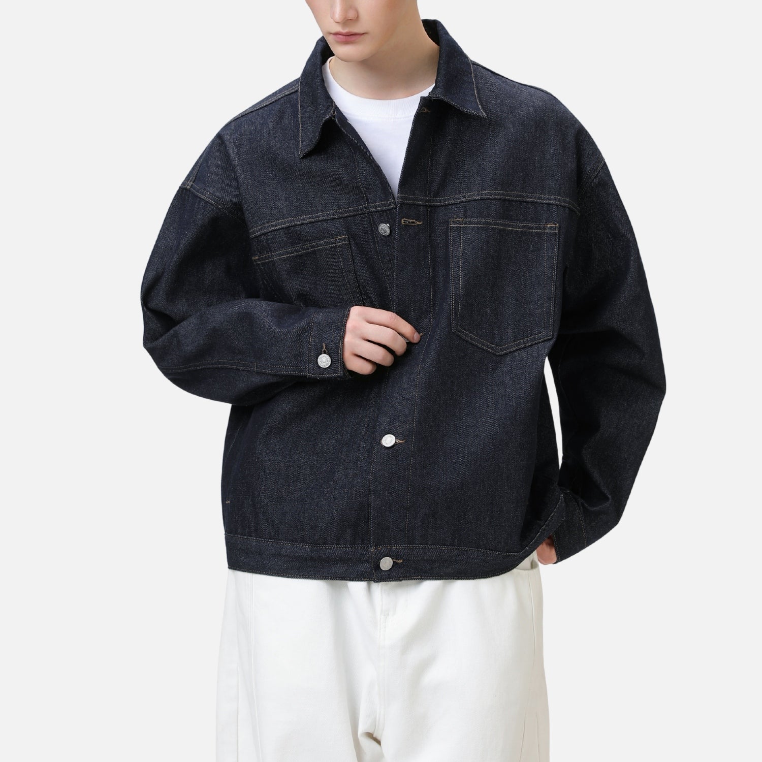 Raw Stitch Denim Jacket