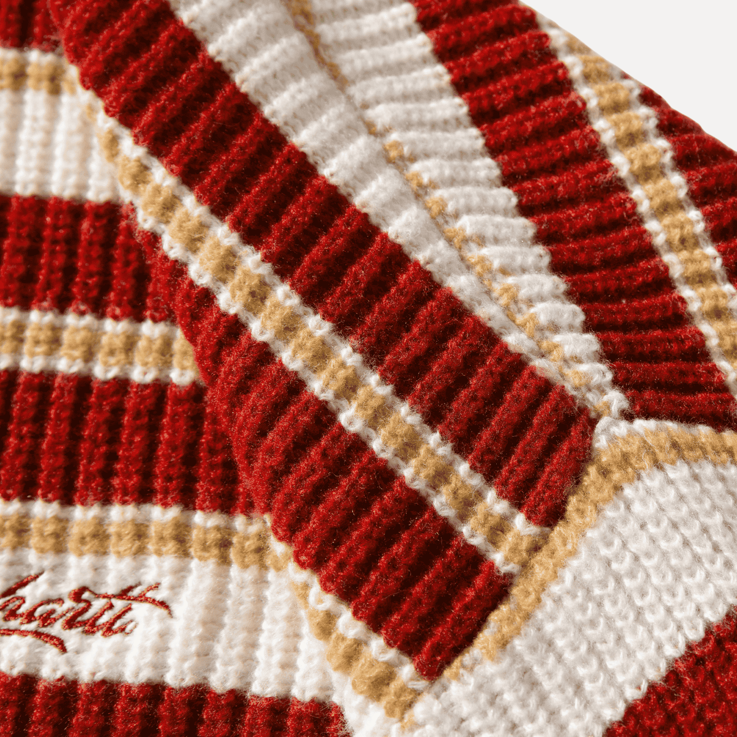 Heavyweight Striped Knit Sweater