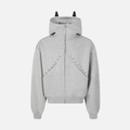 Perlenbesetzter „Katzenohr“-Hoodie