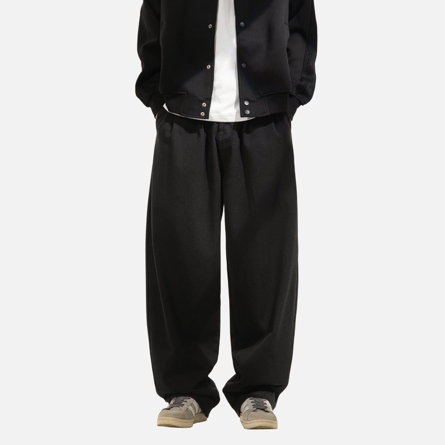 Washed Vintage Pleated Jeans