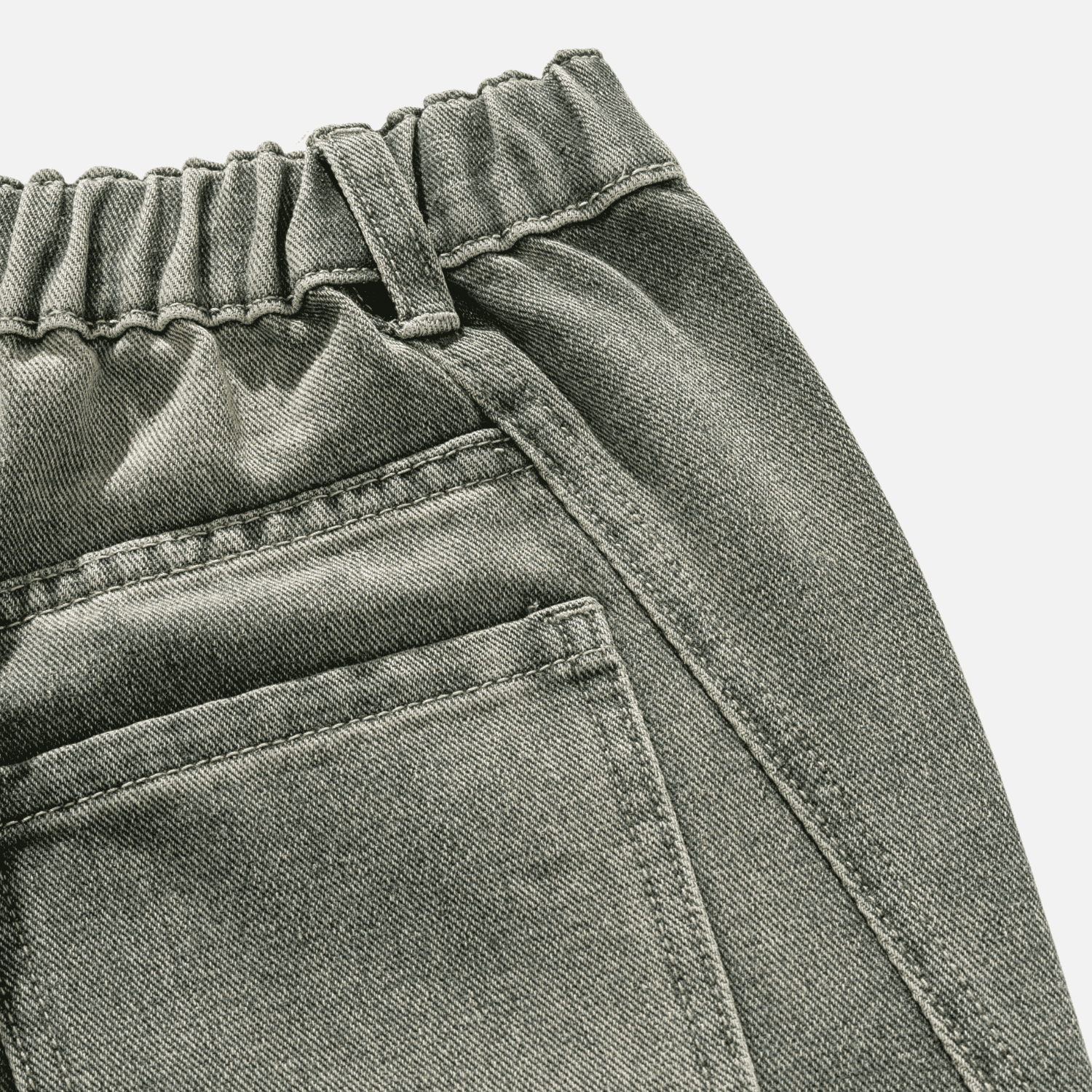 Patchwork Washed Jeans