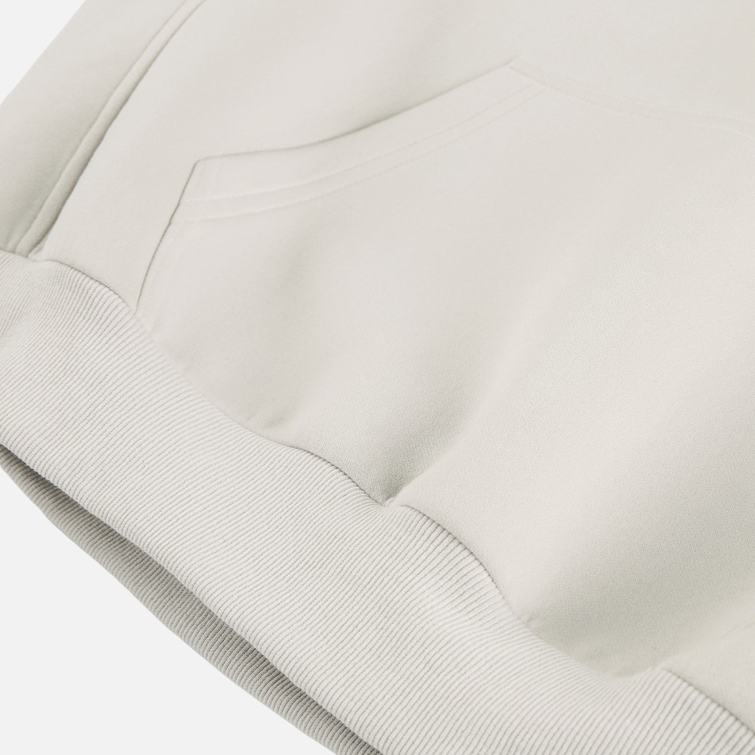 Structured Paneled Hooded Sweatshirt