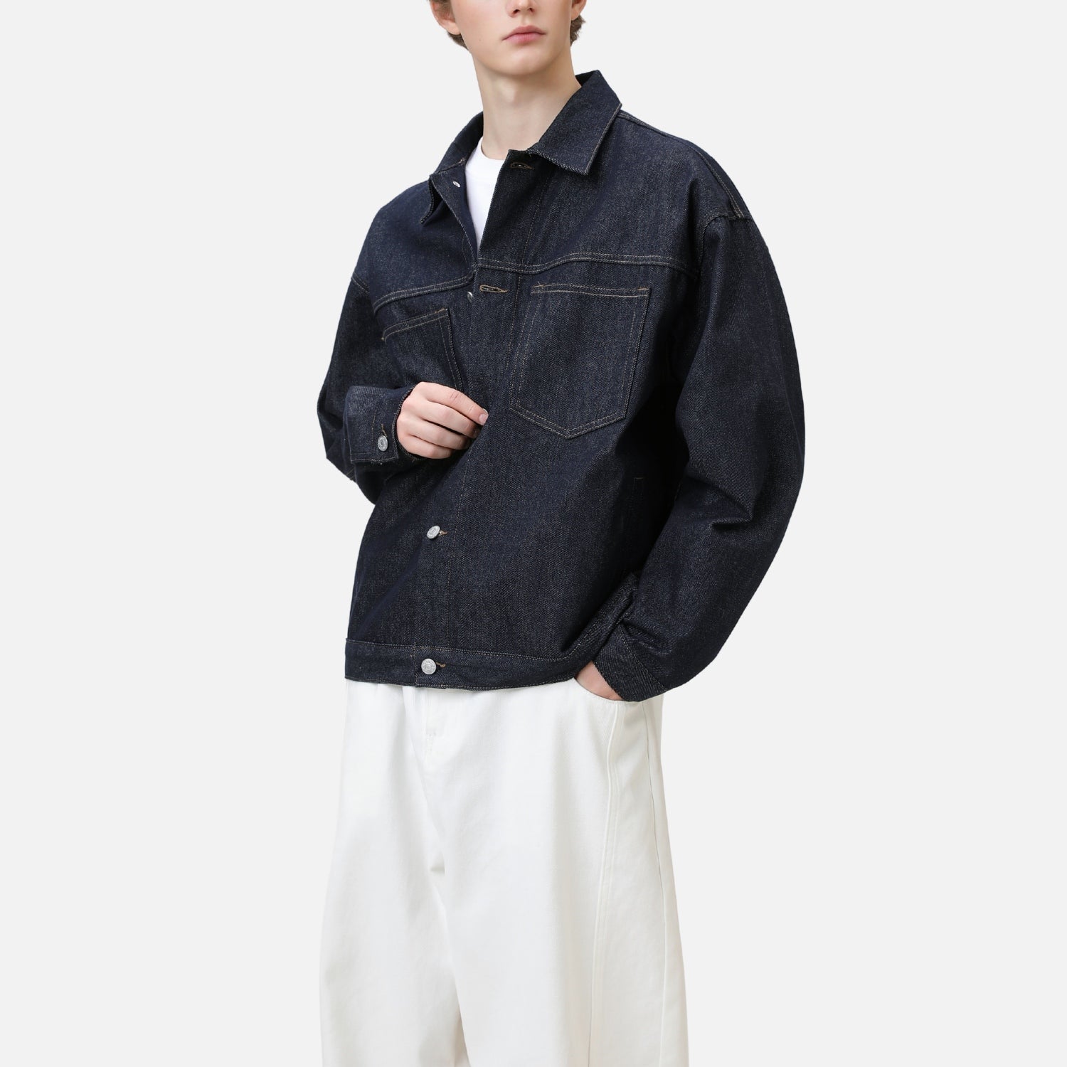 Raw Stitch Denim Jacket