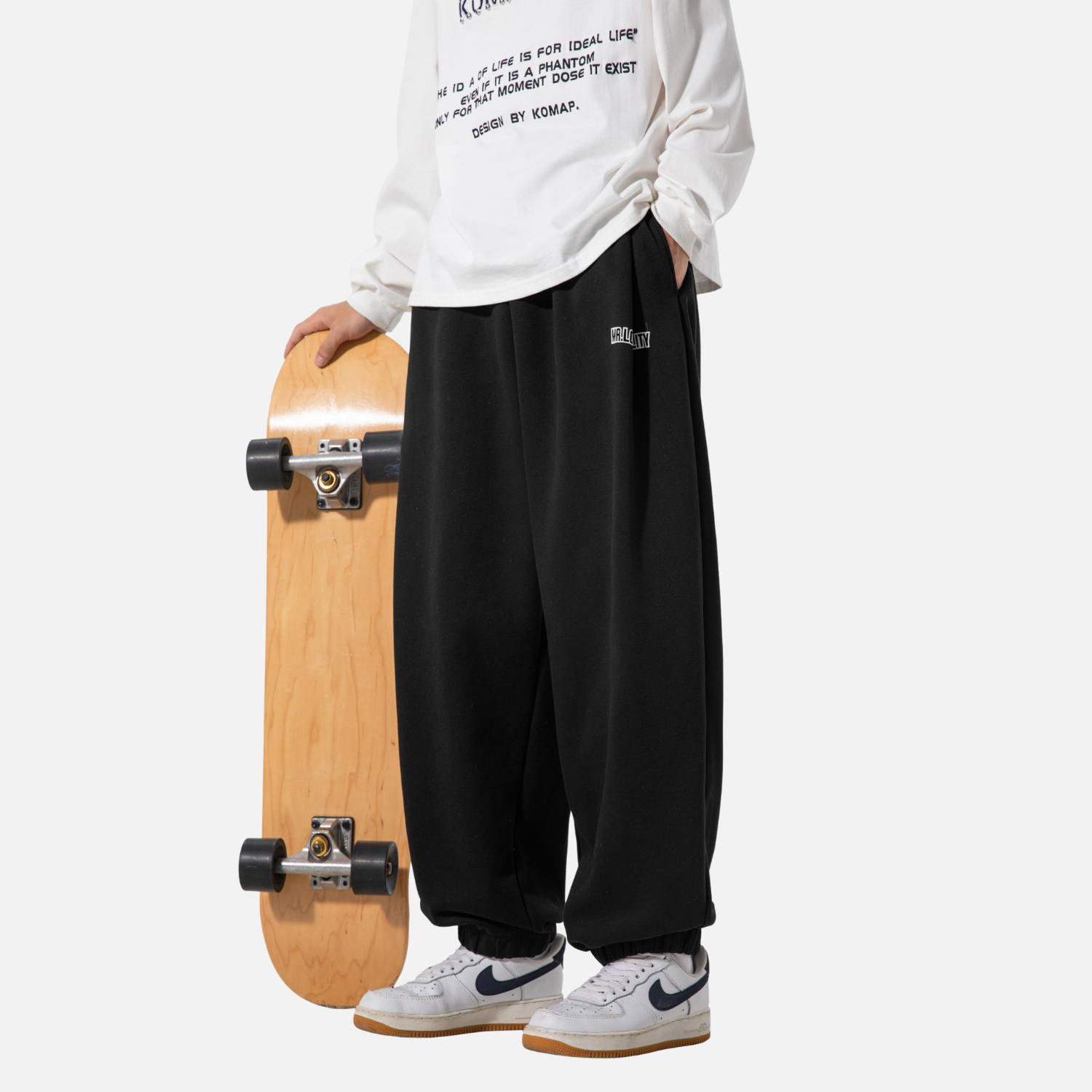 Letter Print Jogger Sweatpants
