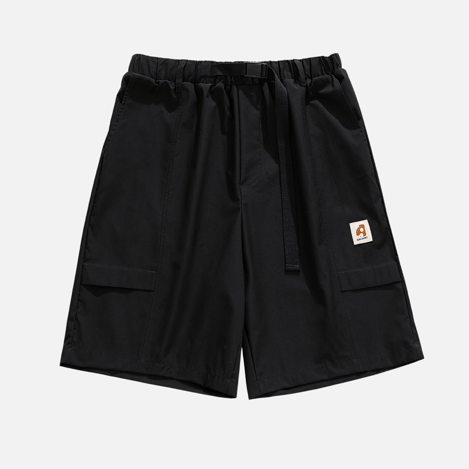 Buckle Belt Cargo Shorts