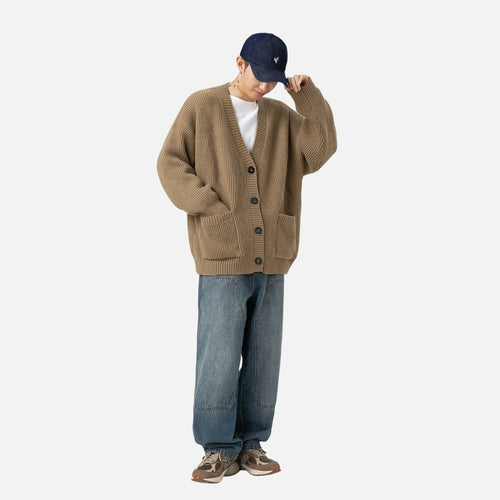 Chunky Textured Knit Cardigan