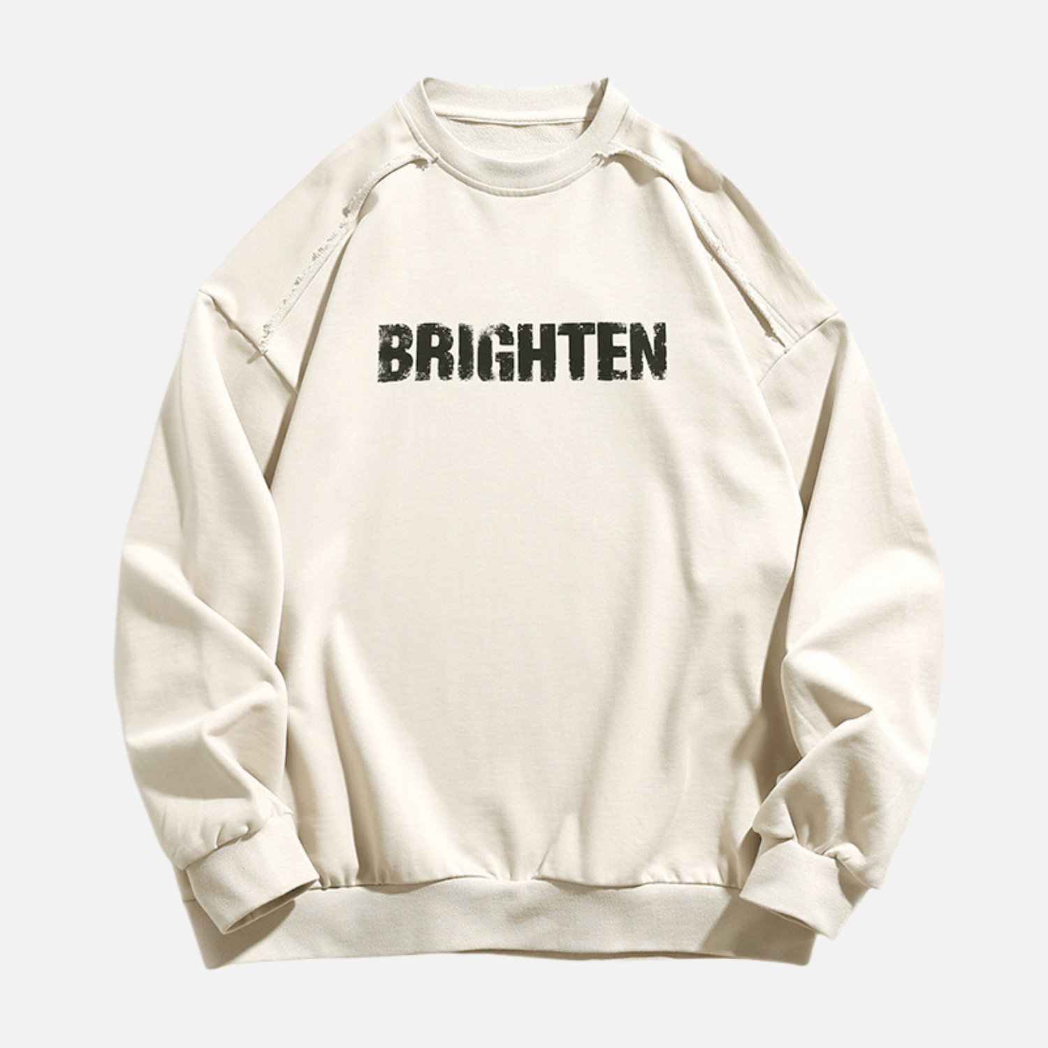 Double Letter Print Sweatshirt