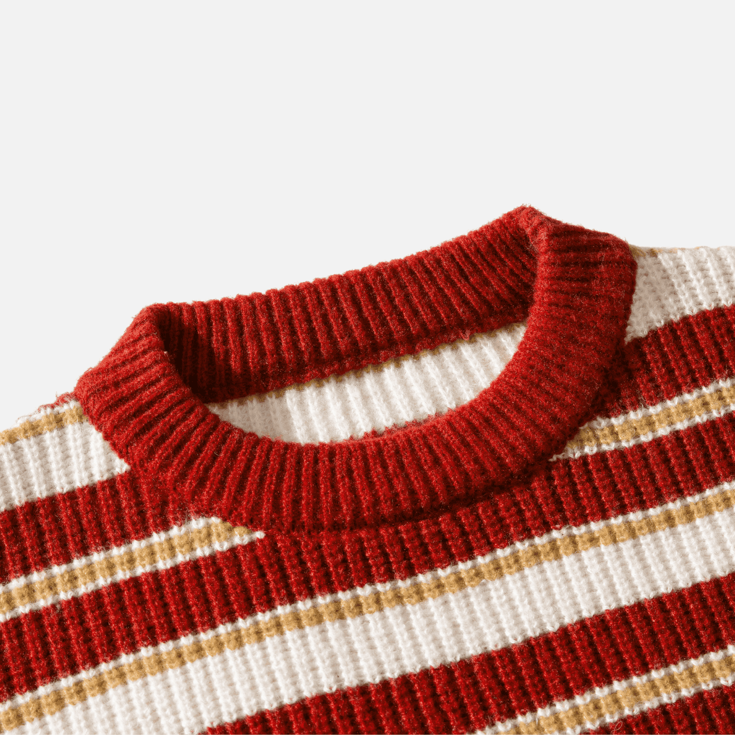 Heavyweight Striped Knit Sweater
