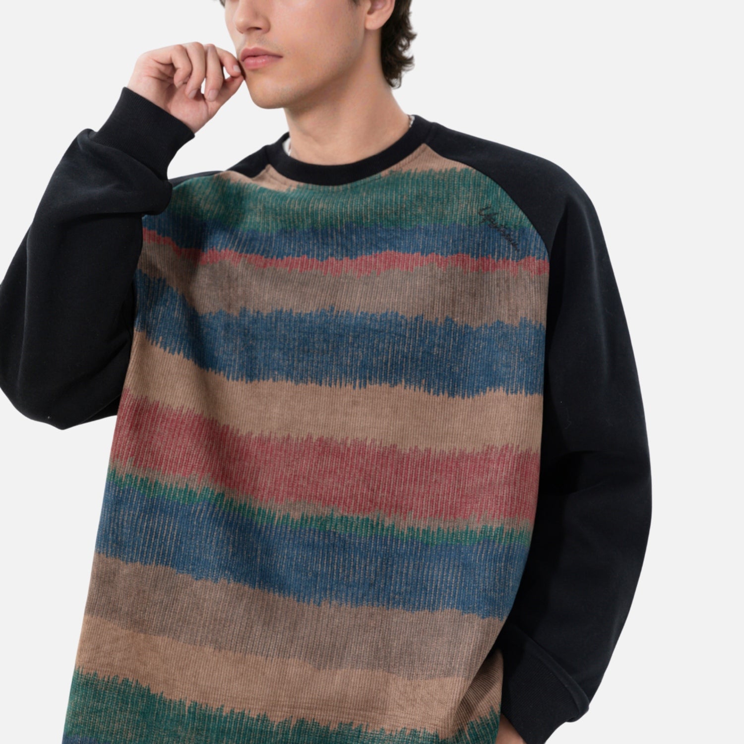 Vintage-Sweatshirt mit Farbverlauf