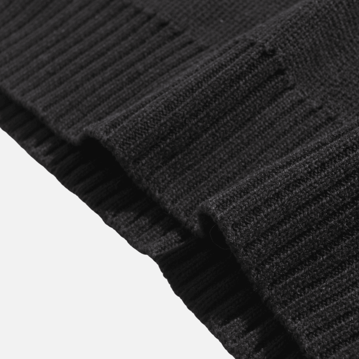 Grobstrickpullover mit Rollkragen