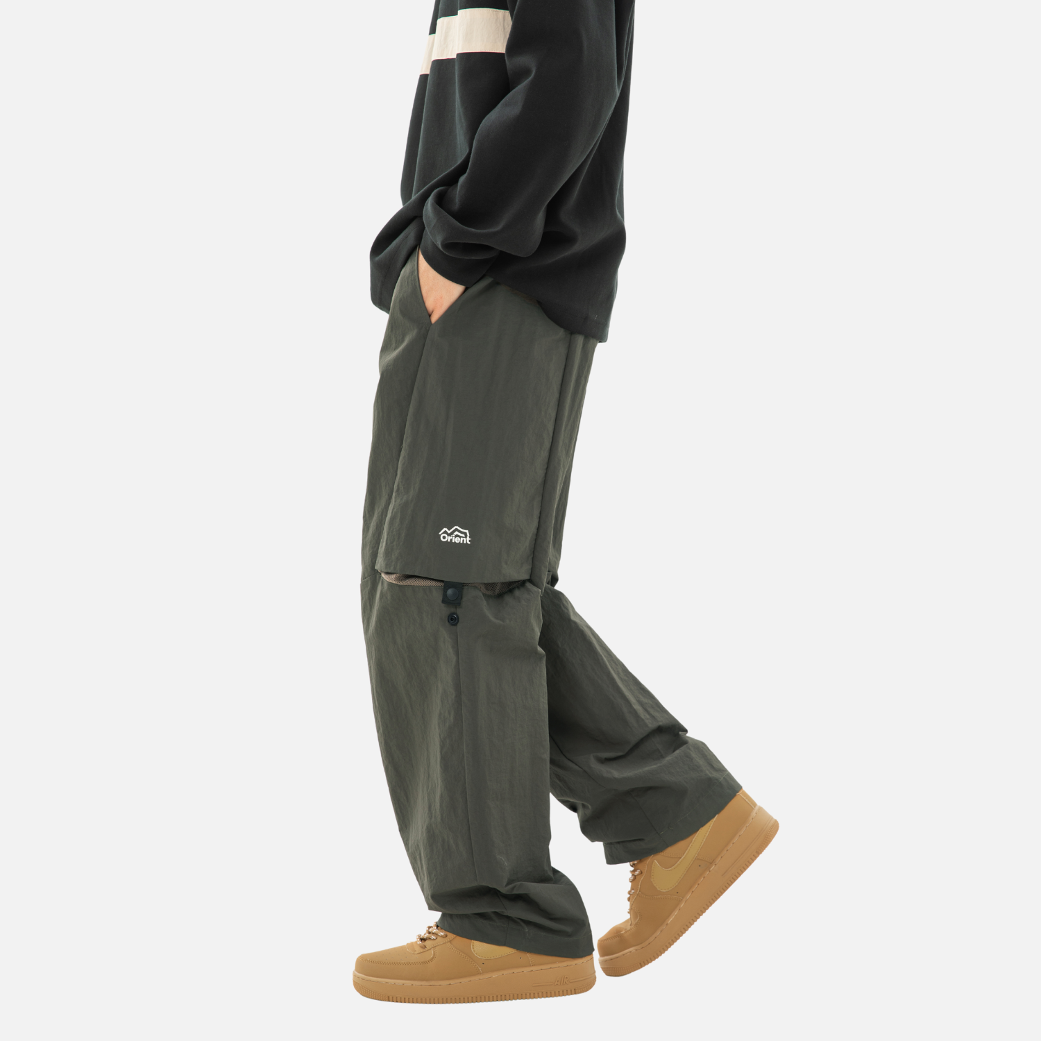 Verstellbare Cargohose aus Nylon
