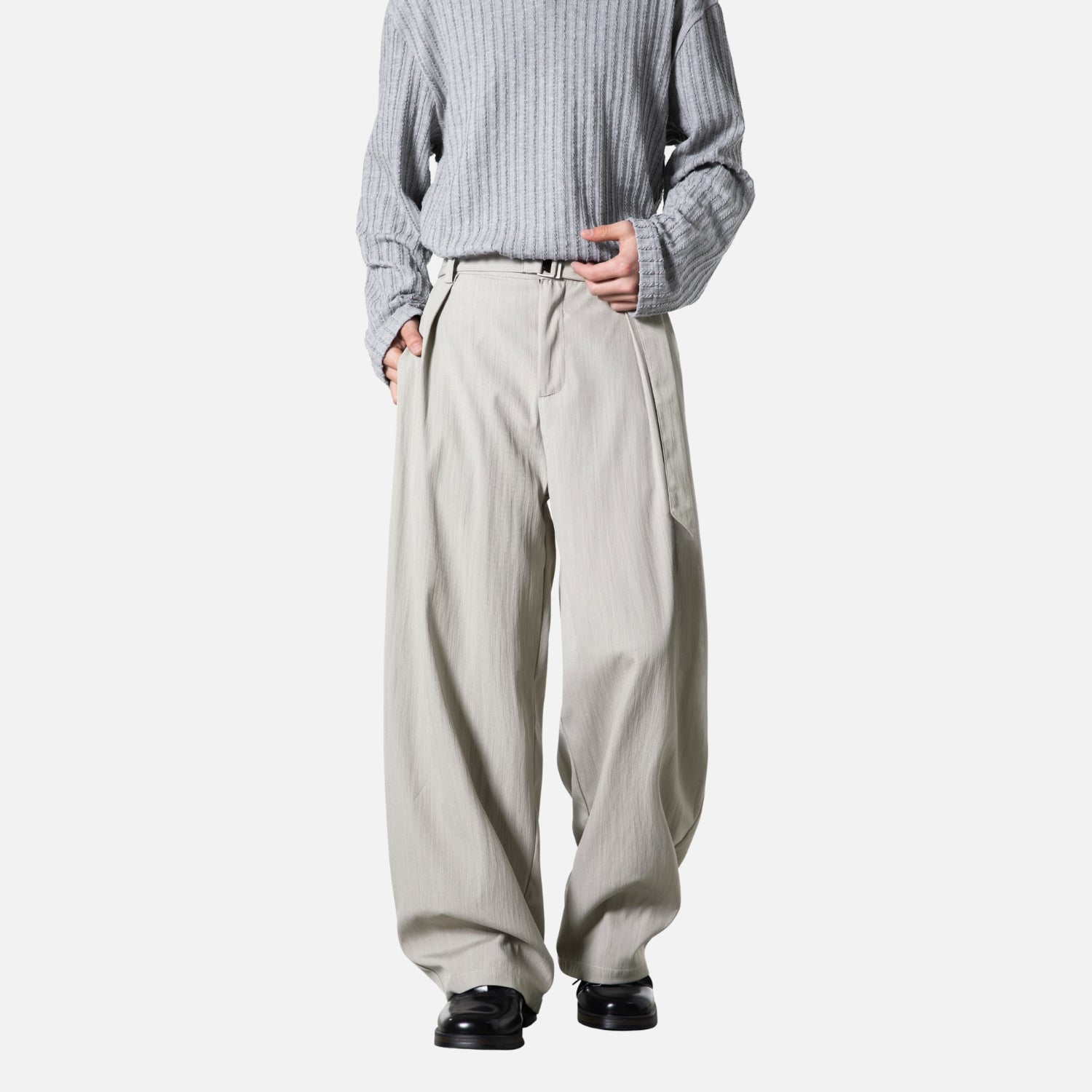 Japanese Wrinkled Texture Trousers