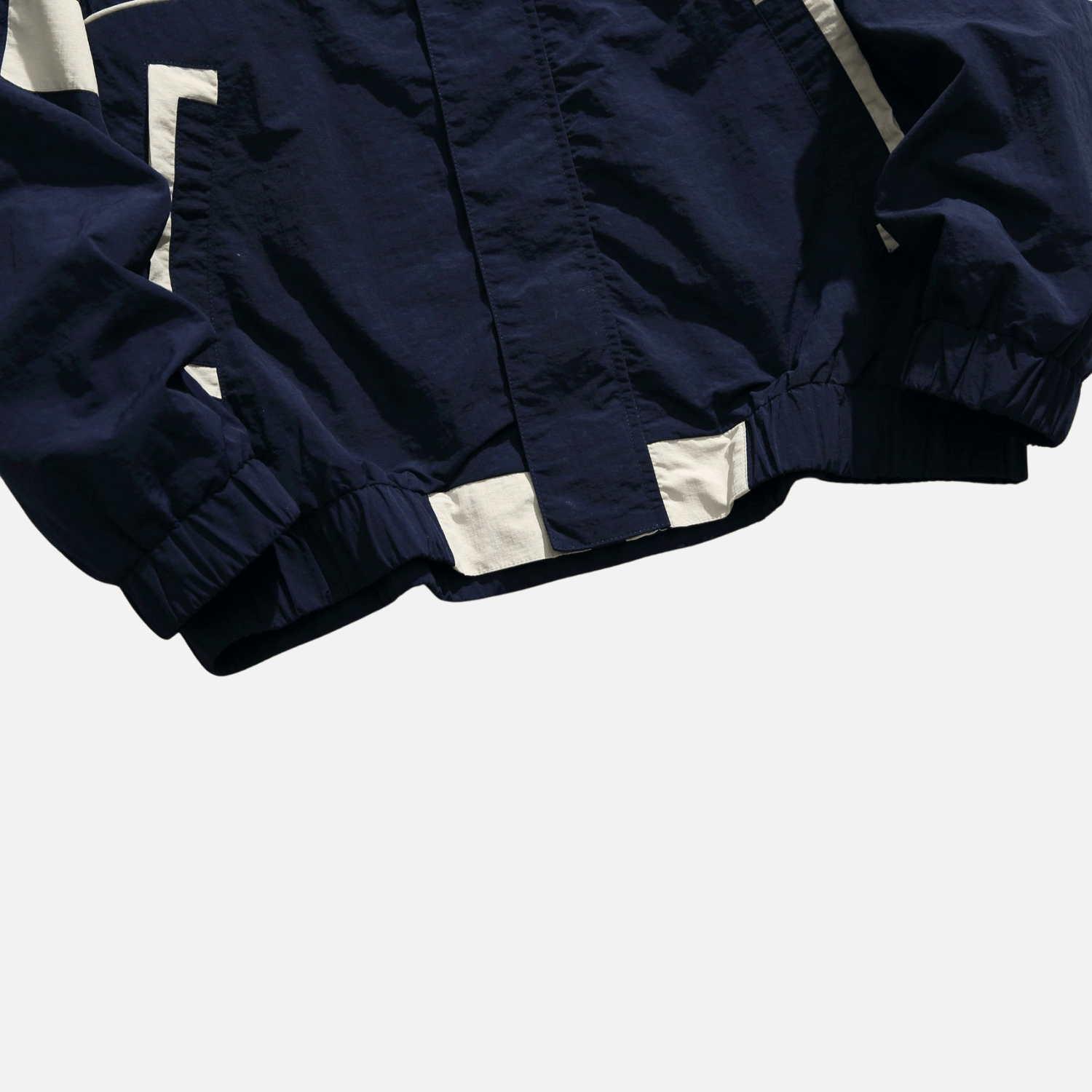 Colorblock Stand Collar Jacket