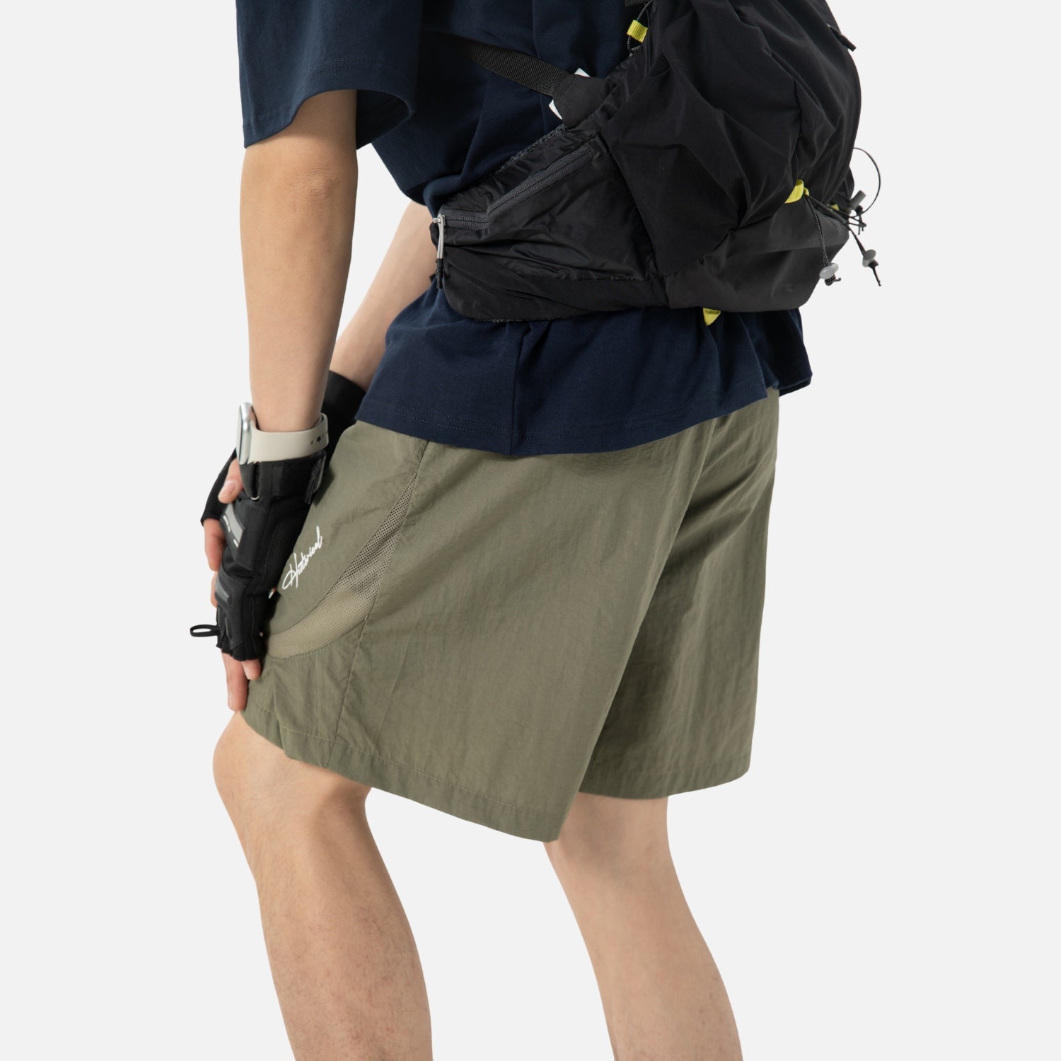 Mesh Panel Breathable Shorts