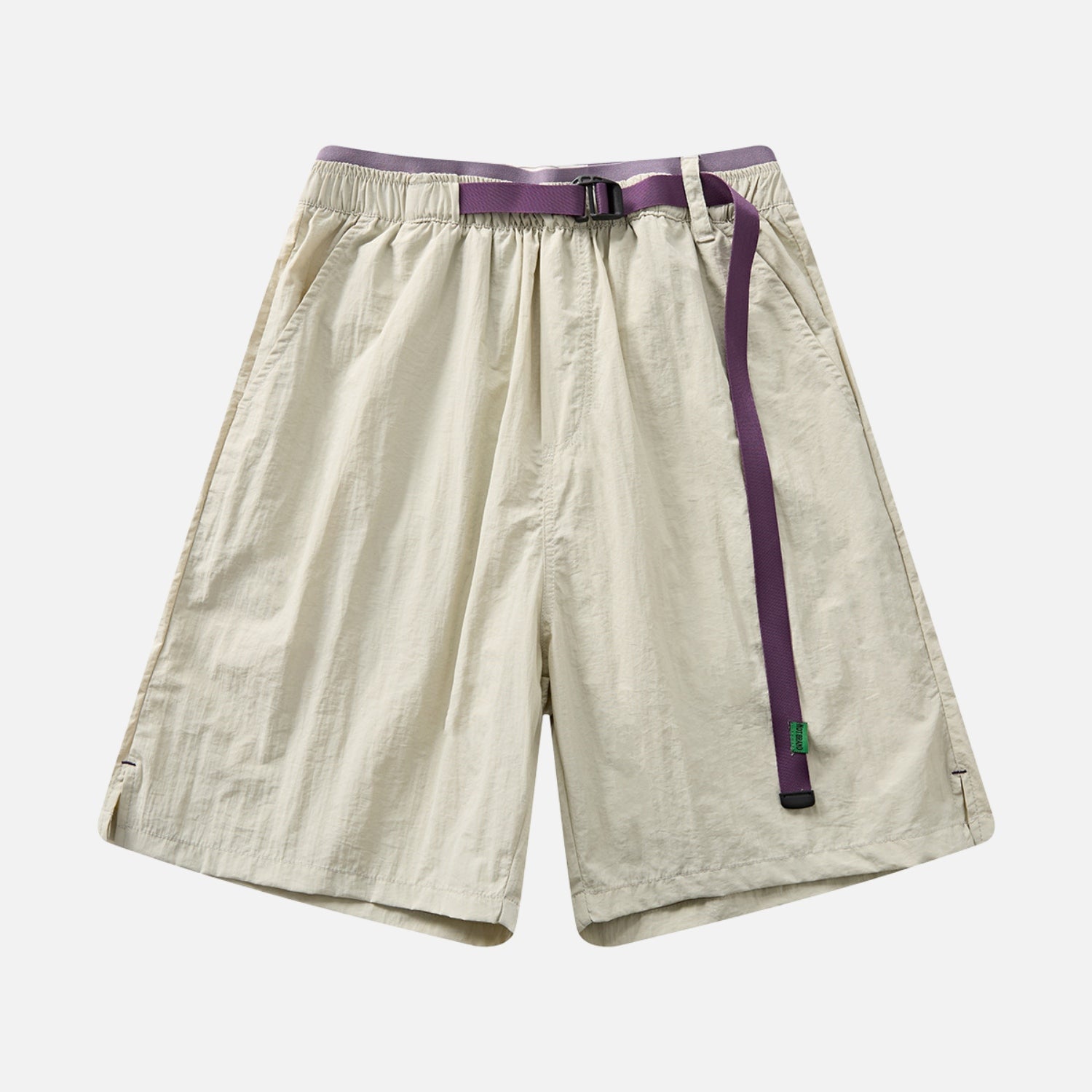 Colorblock Double-Waist Shorts