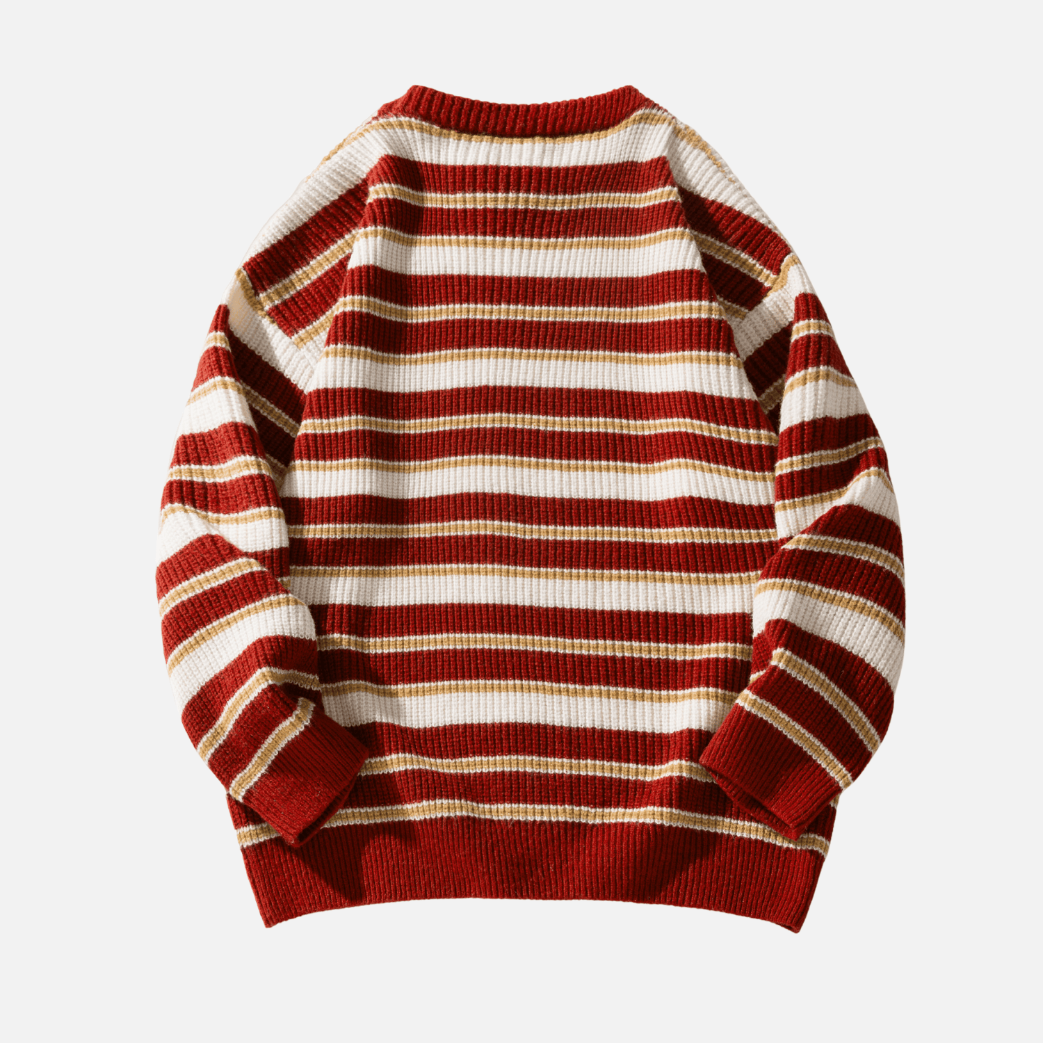Striped Heavy Knit Sweater