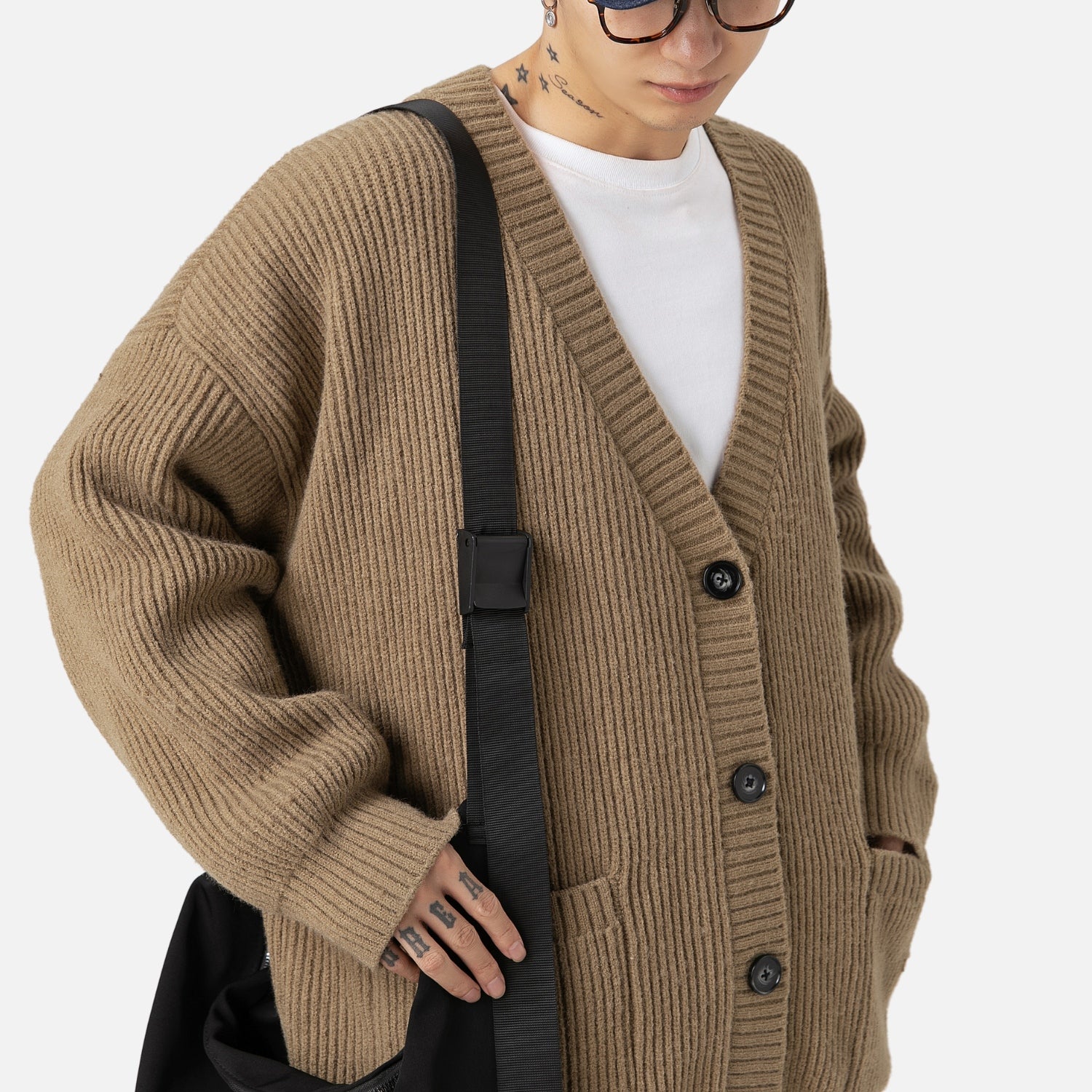 Chunky Textured Knit Cardigan